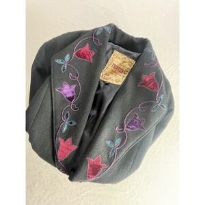 VTG Phoenix USA Frontier Collection Wool Southwestern Jacket Embroidered